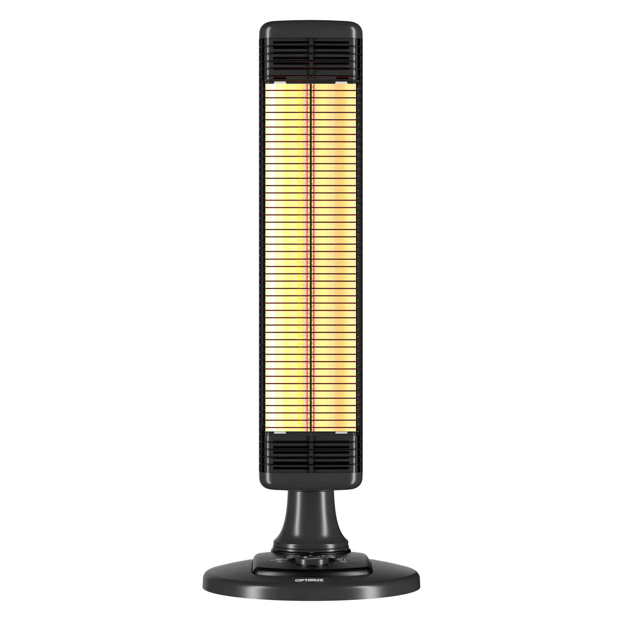 Optimus Oscillating Infrared Tower Heater — 1000W, 30.5in., Indoor/Outdoor, Carbon Fiber Heating Tube, Tip-Over and Thermal Cut-Off, IP24 Waterproof, Model# H-5310